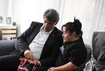 baskan kocamandan elanur gencogluna anlamli ziyaret