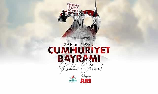 belediye baskanimiz rasim arinin cumhuriyet bayrami mesaji