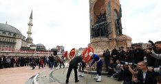 taksimde cumhuriyetin 102 yil kutlamasi