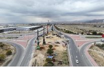 tramvay hatti calismasi kapsaminda tumosan kavsaginda yol genisletme calismasi basladi