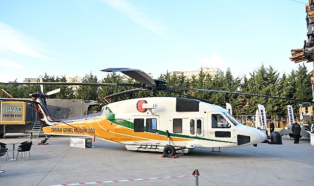 turkiyenin ilk yerli yangin sondurme helikopteri tanitildi