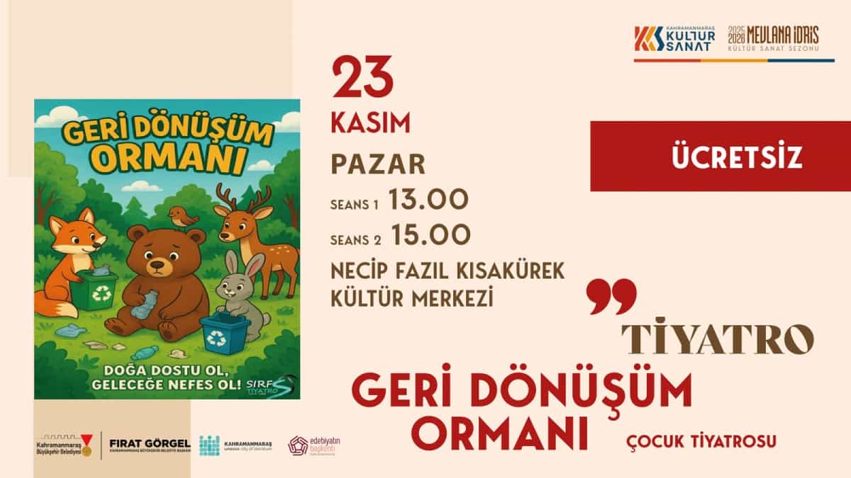 “Geri Dönüşüm Ormanı” Miniklerle Buluşuyor: Eğlendiriyor ve Öğretiyor