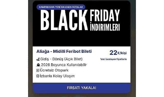 aliaga midilli seferleri icin ozel kasim ayi firsatlari basladi