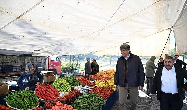 baskan kocaman atasehir pazarinda esnafla bir araya geldi