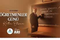 belediye baskani arinin ogretmenler gunu mesaji
