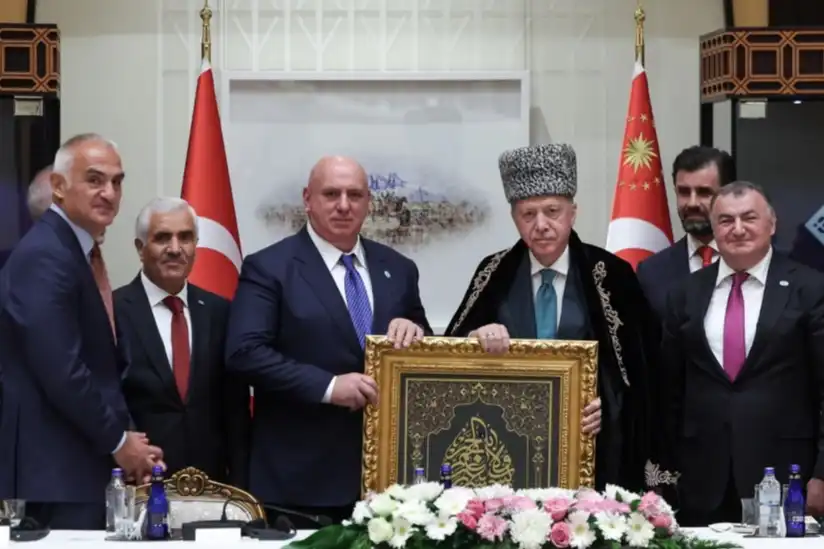 Cumhurbaşkanı Erdoğan, Ahıska Türkleri Heyetini Kabul Etti