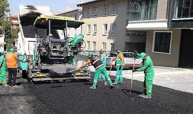 cankaya sokaklari yenileniyor