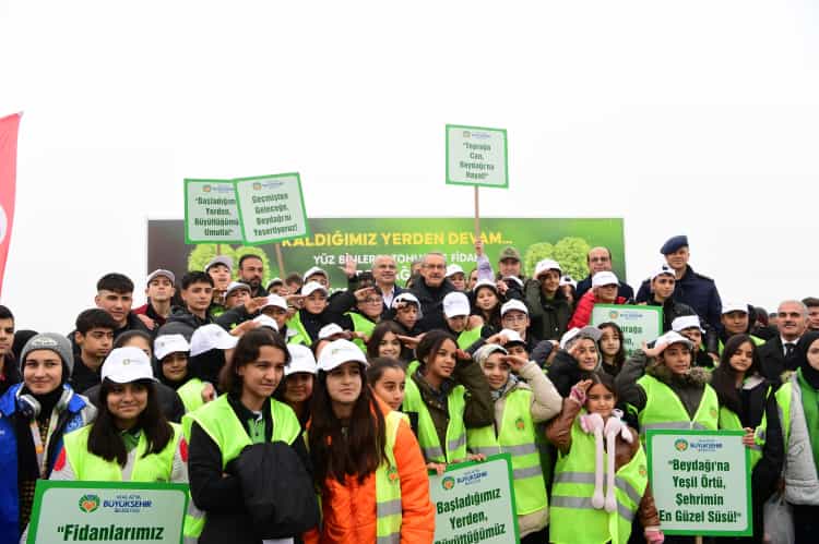 Malatya Beydağı’nda 10 Binin Üzerinde Fidan Toprakla Buluştu