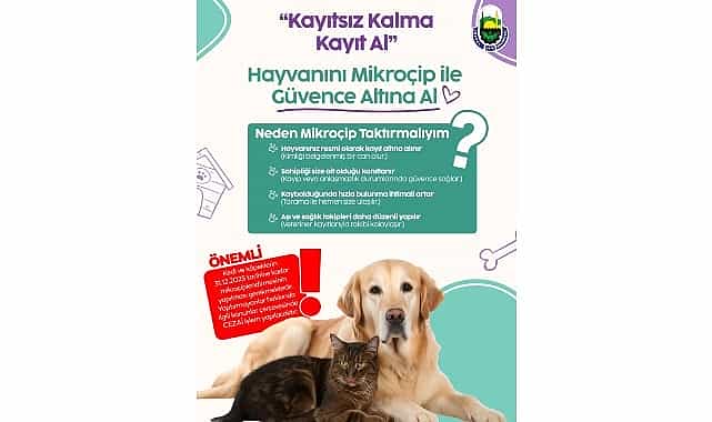 inegol belediyesinden evinde kedi kopek besleyenlere mikrocip uyarisi