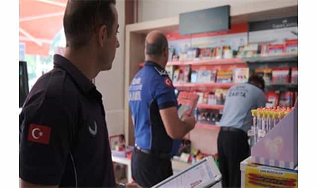 kantin ve kirtasiyecilerde hem hijyen hem de etiket kontrolu