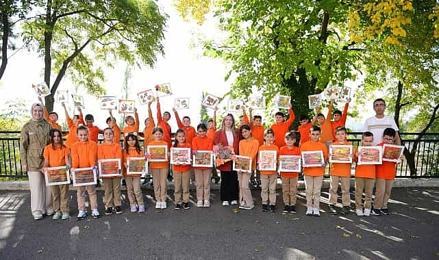 sonbahar yapraklari osmangazide sanata donustu