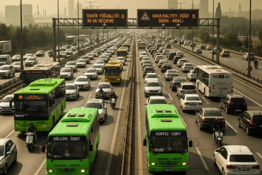 Kocaeli’de Araç Sayısı Nüfusu Geçti!