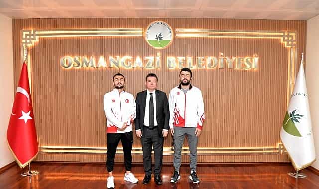 baskan aydin tarihi basari yakalayan kardesleri agirladi