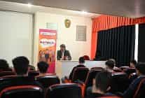 baskan kocaman genclik seninle var programinda ogrencilerle bulustu