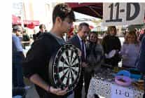 baskan yardimcisi baytekin unal aysal anadolu lisesi kermesine katildi