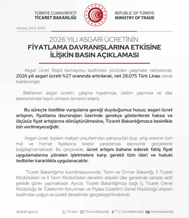 Fahiş Fiyat Uyarısı: Denetimler Artırılıyor