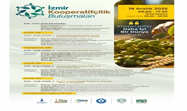 izmir kooperatifcilik bulusmalari 19 aralikta