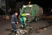 keciorende pazarlarin ardindan hijyen seferberligi