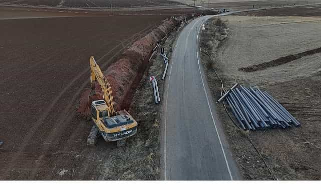 konya buyuksehir sarayonunun su altyapisini yeniliyor