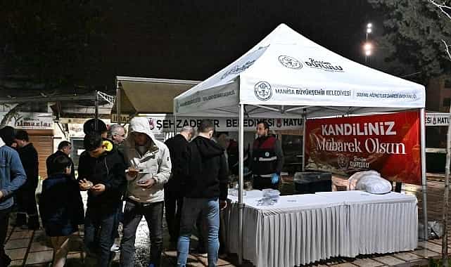 manisa buyuksehirden regaip kandili ikrami