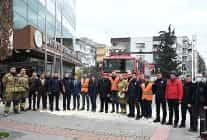 maskide yangin tatbikati