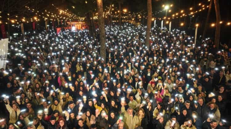 Denizli’de Yılbaşı Coşkusu Çamlık’ı Sardı
