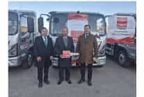 salihli belediyesine yeni cop toplama kamyonu