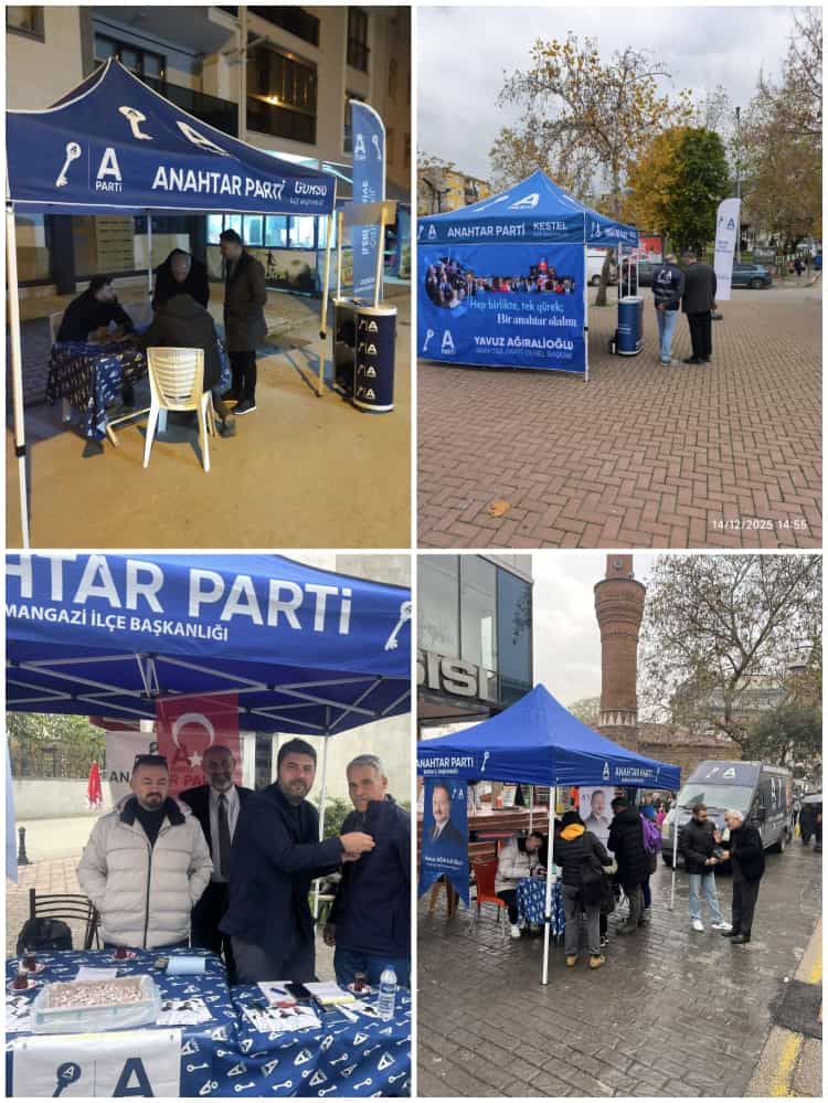 Bursa’da Anahtar Parti, İlk Yılını 10 Bin Üyeye Yaklaşarak Kutluyor