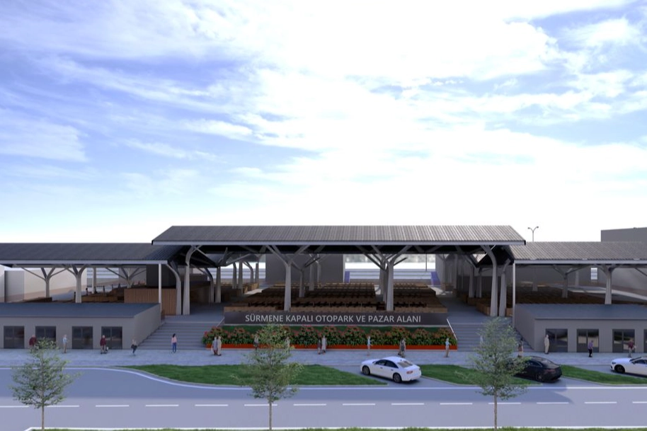 Sürmene’ye Modern Pazar Yeri ve Kapalı Otopark Projesi 1 Sürmene’ye Modern Pazar Yeri ve Kapalı Otopark Projesi