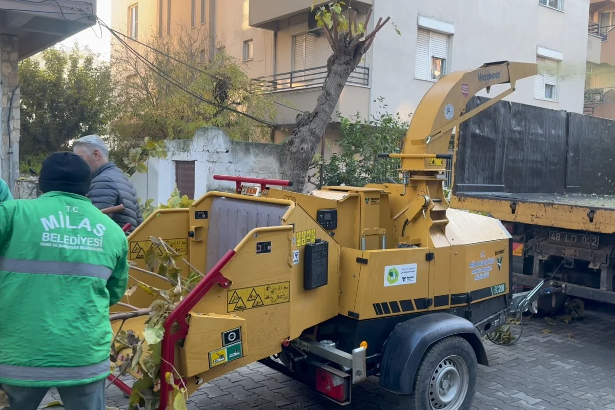 Milas Belediyesi Dal Öğütme Makinesini Hizmete Aldı 1 Milas Belediyesi Dal Öğütme Makinesini Hizmete Aldı