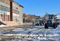 Midyat’ta Yoğun Kar Yağışına Karşı Seferberlik