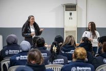 belediye personeline rahim agzi kanserine karsi bilgilendirme calismasi