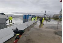 firtina duvari kordonda taskini onledi