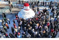 kardan adam eglencesinde hem eglendik hem isindik