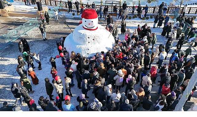 kardan adam eglencesinde hem eglendik hem isindik