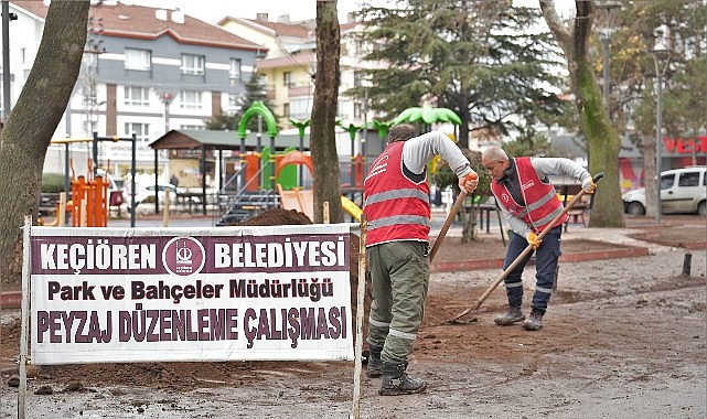 Keçiören’in Park ve Bahçeleri Yenileniyor 1 keciorenin park ve bahceleri yenileniyor